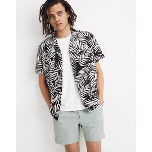 Madewell Easy Camp Casual Button Down Shirt size Large